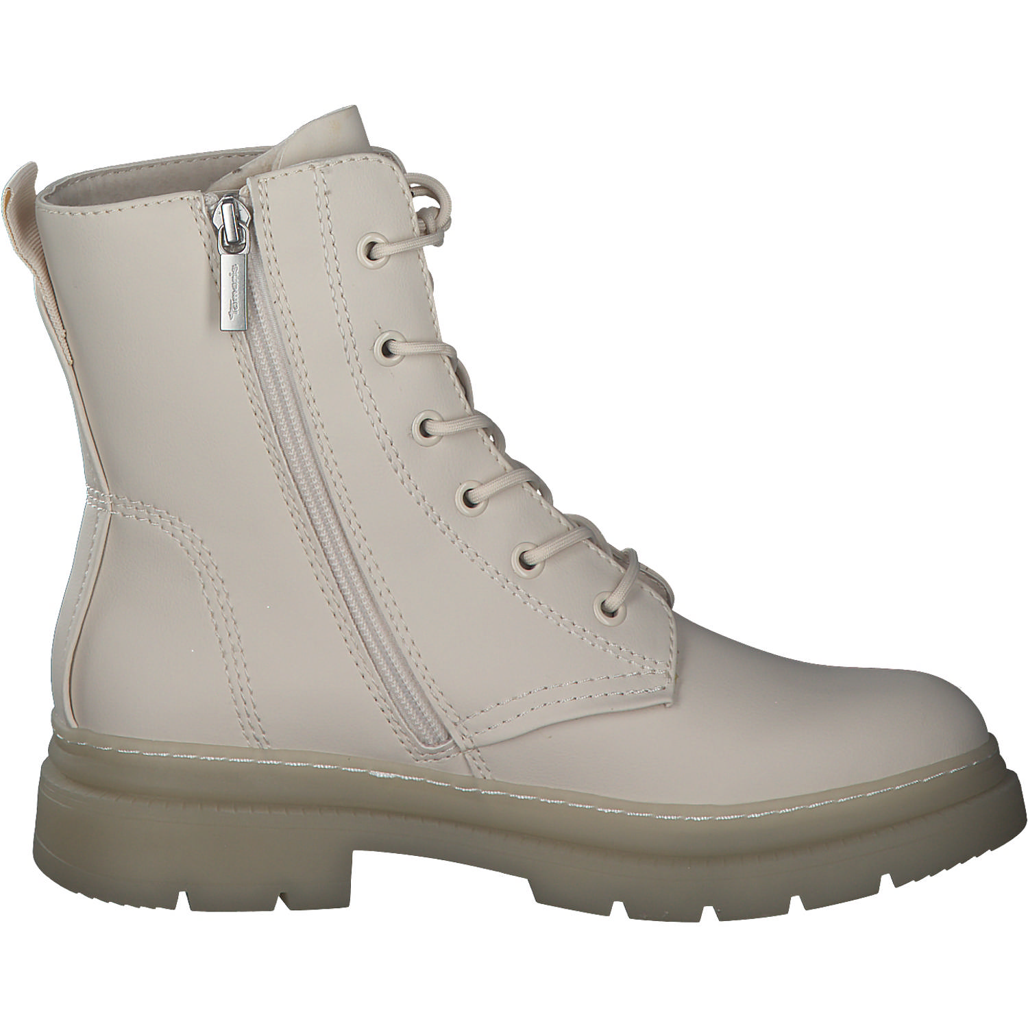 Tamaris 25210, Schnürstiefeletten, Damen, IVORY