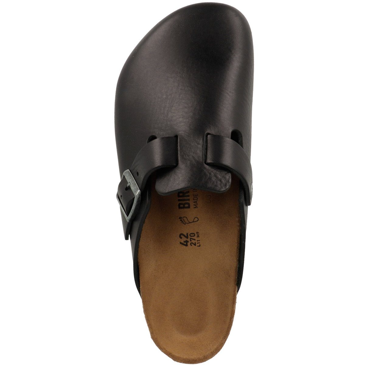 Birkenstock Boston Naturleder normal Herren Clog Schnalle