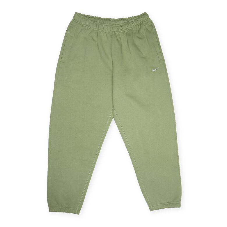 NIKE Solo Swoosh Fleece Pant oil green/white