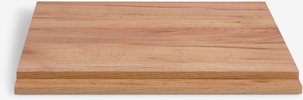 LIMFJORDEN LIMFJORDEN 3-door shelves 2 pcs/pack in oak color