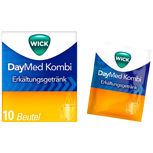 WICK DayMed Kombi Erkältungsgetränk  10 St  Pulver zur Herstellung einer Lösung zum Einnehmen