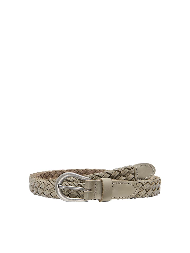 ONLY Leder-Gürtel in Beige günstig kaufen