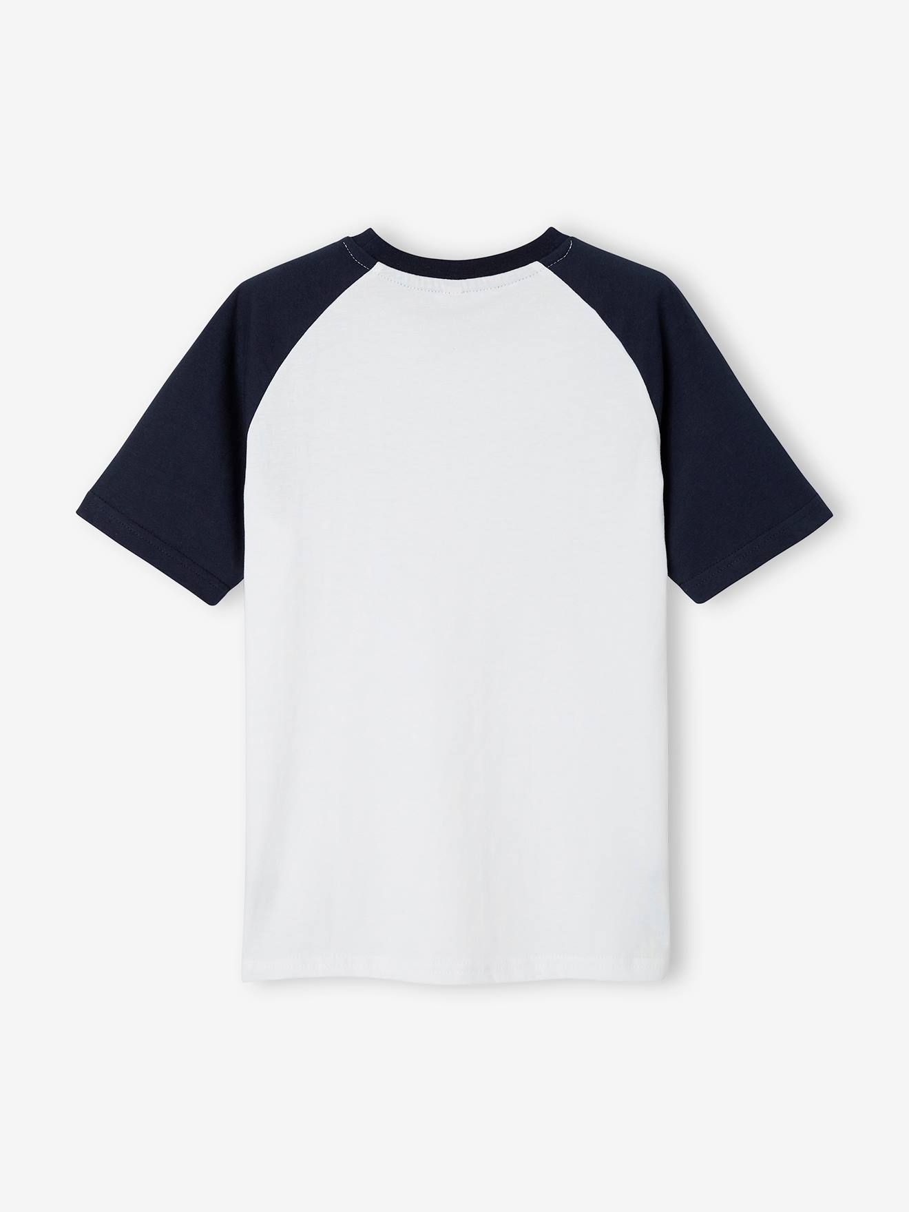 T-shirt garçon sport baseball blanc
