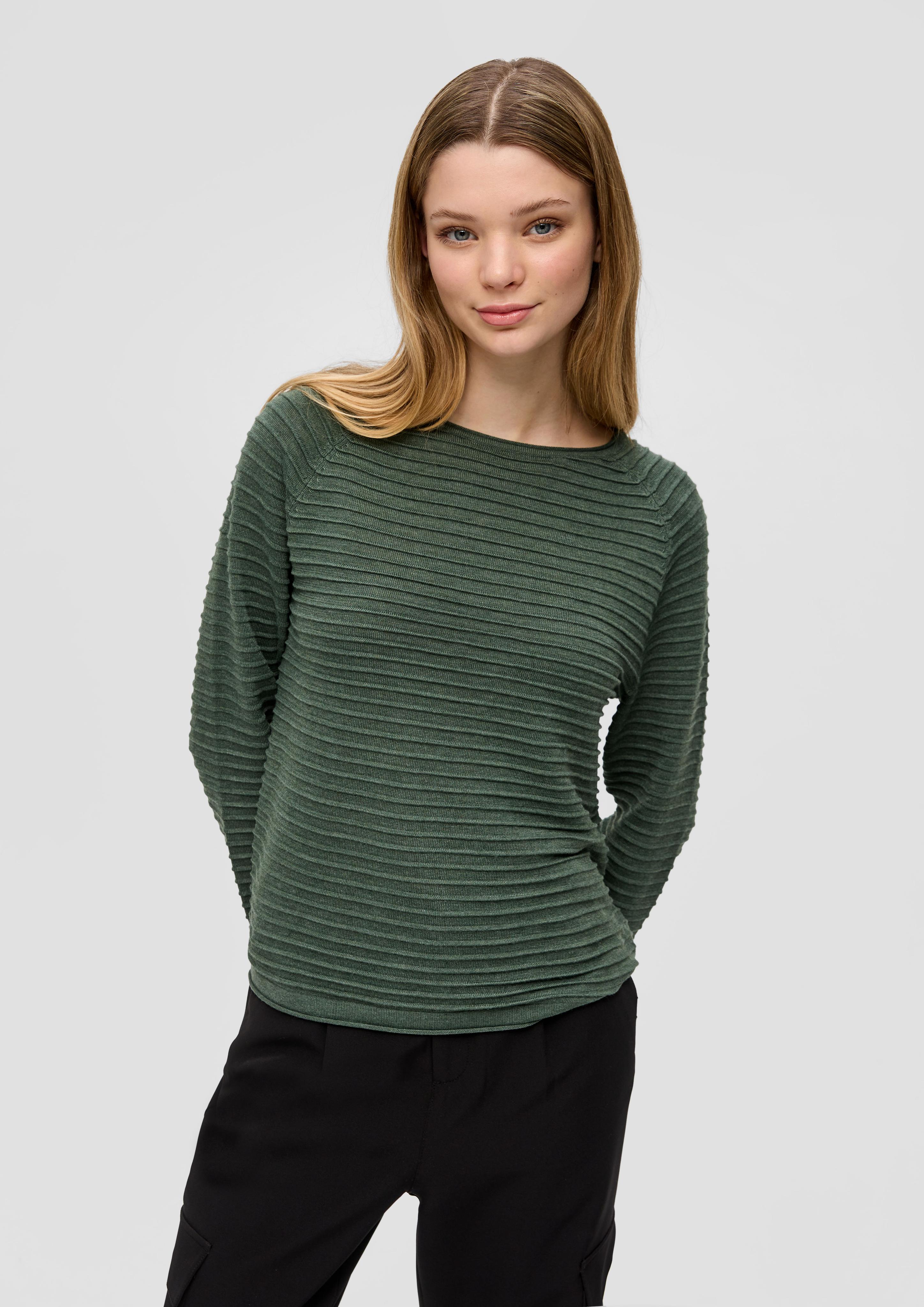 Strickpullover mit Streifen-Optik  2154039-78W0