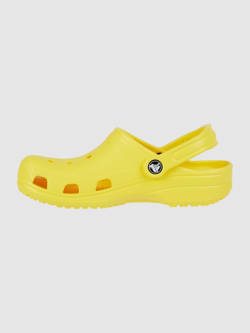 Clogs mit Fesselriemen in gelb