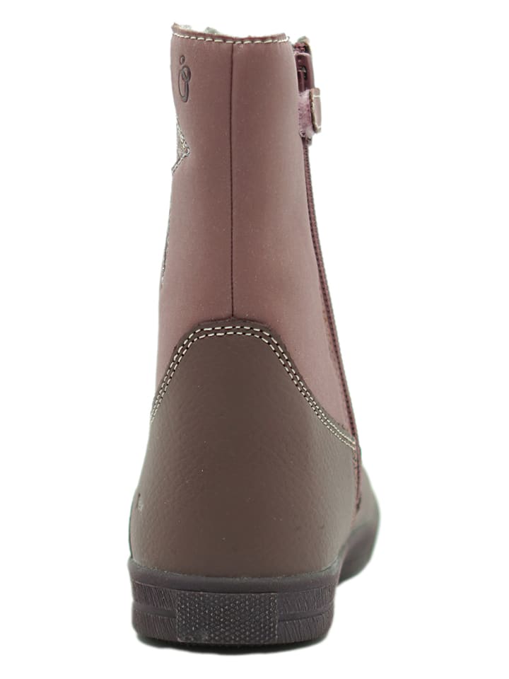 lamino Leder-Boots in Mauve günstig kaufen
