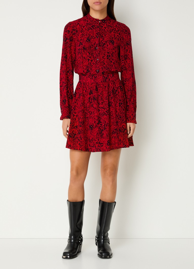 Robe tunique courte Refla Zadig&Voltaire avec imprimé