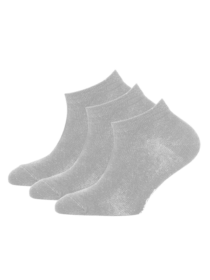 ewers 3er-Set Sneaker Socken Uni in sweater grau mel günstig kaufen