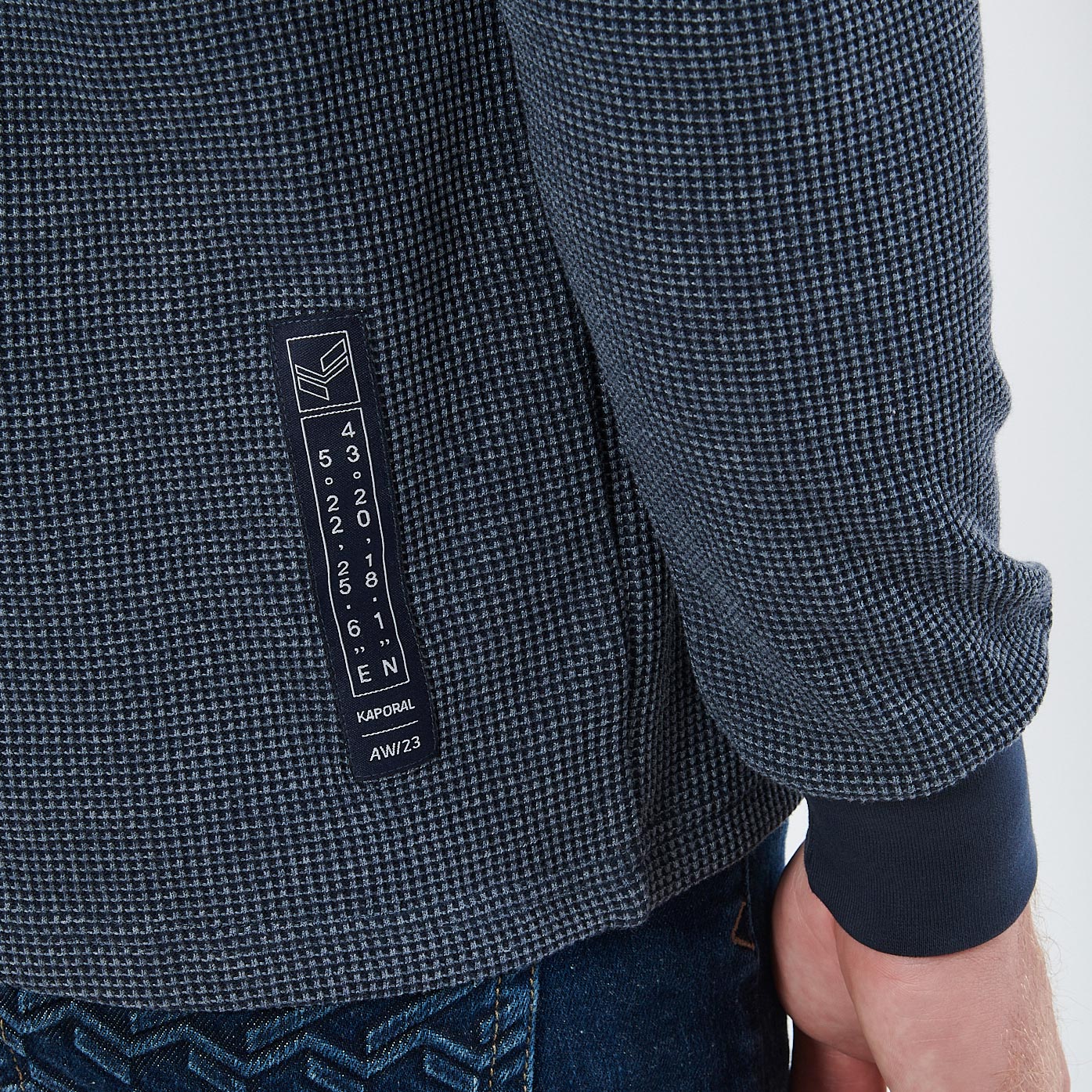 RIAD   T-shirt bleu marine homme