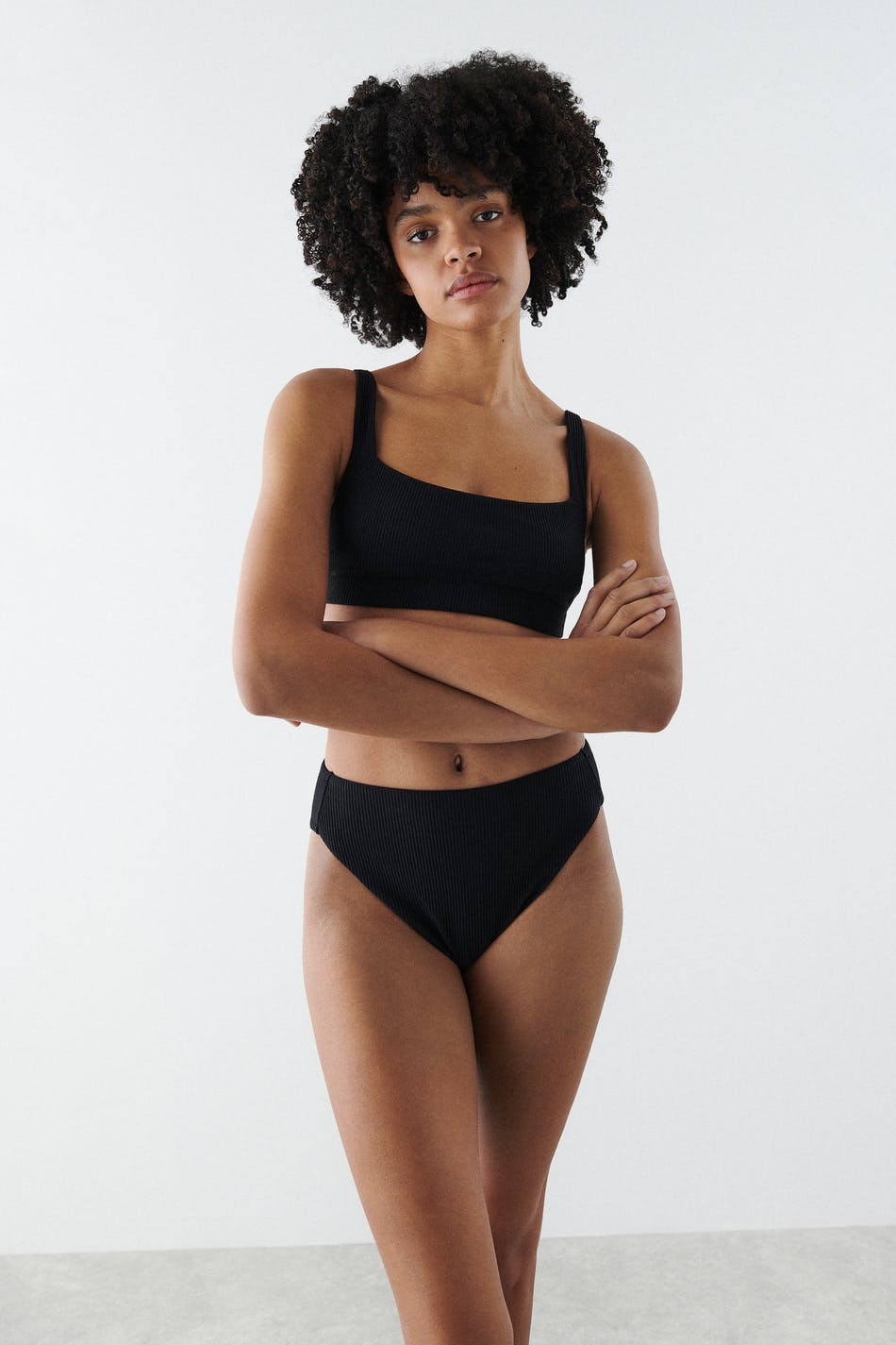 Nora high waist bikini brief