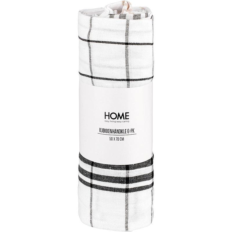 Home Kjøkkenhåndkle 6-pk 50x70 cm