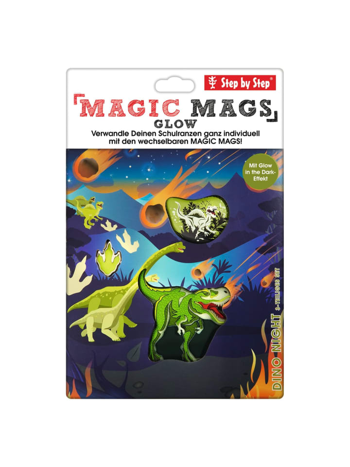 Step by Step Ranzen-Zubehör-Set MAGIC MAGS in Dino Night Tyro günstig kaufen onesize