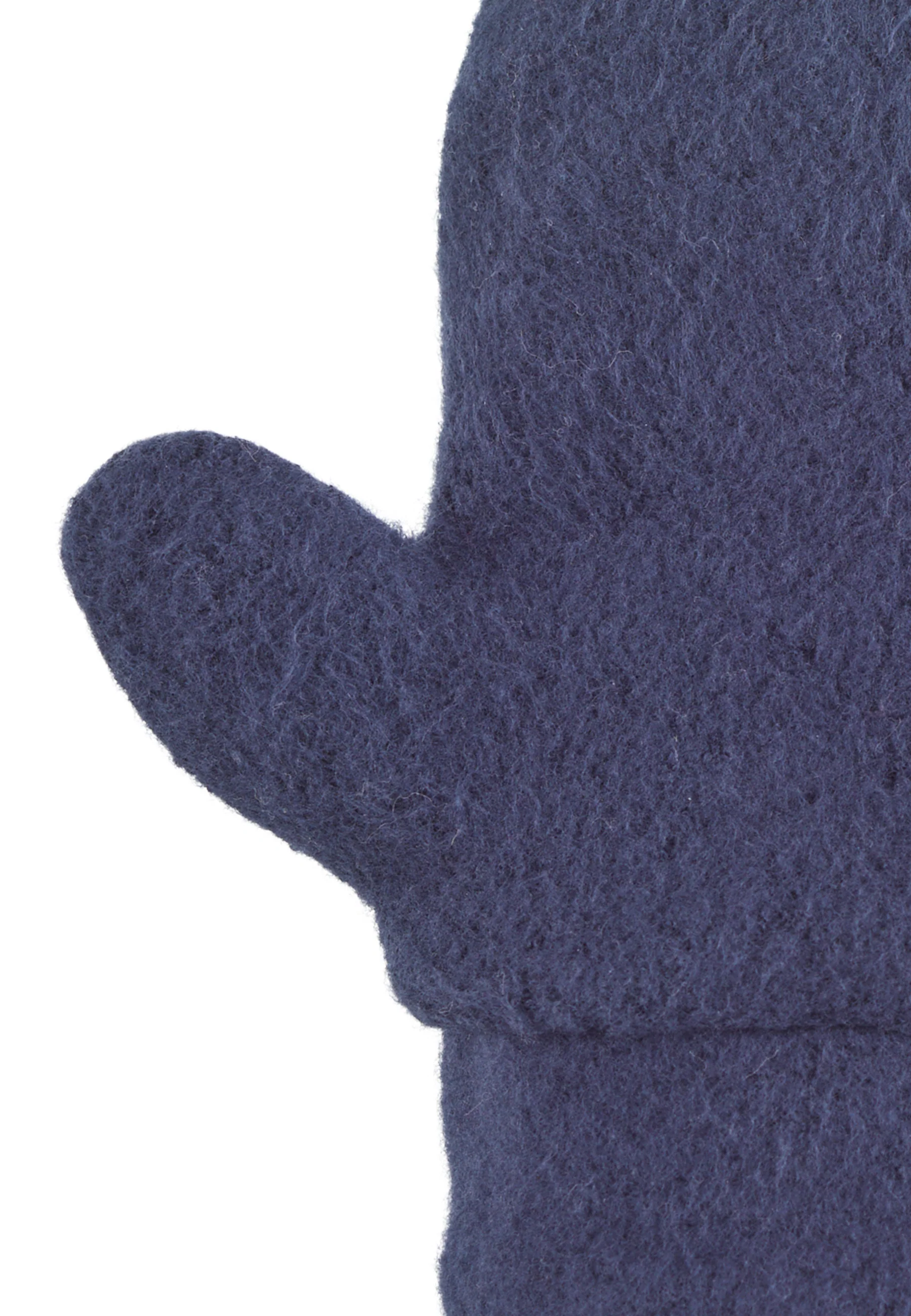 Fäustlinge mit Daumen, Microfleece melange (recycelt)