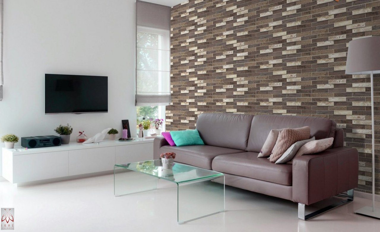 IKHEMalarka 3D Wandpaneel 4qm/10 Stück 3D PVC FLIESEN, 43,00 qm, Wandpaneele PVC-Verkleidung IMITATION OF WOOD Holz Imitation
