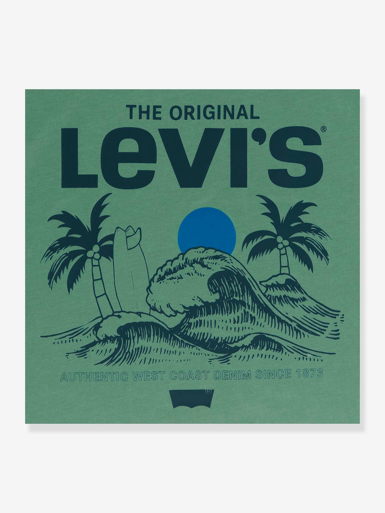 Levis Jungen T-Shirt mit Print Levi's aus Bio-Baumwolle - lavandel