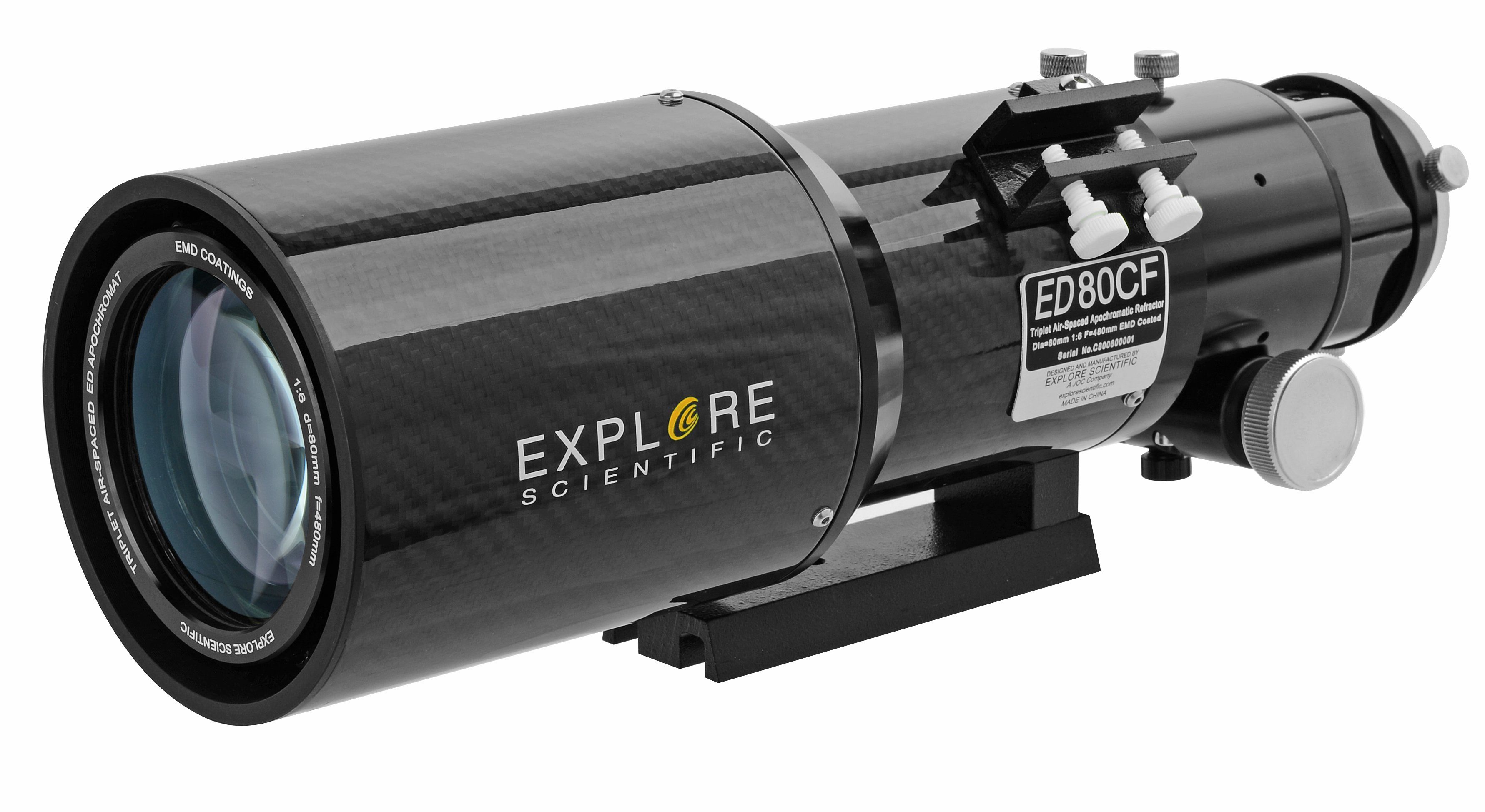 EXPLORE SCIENTIFIC Teleskop ED APO 80mm f/6 FCD-100 Alu HEX