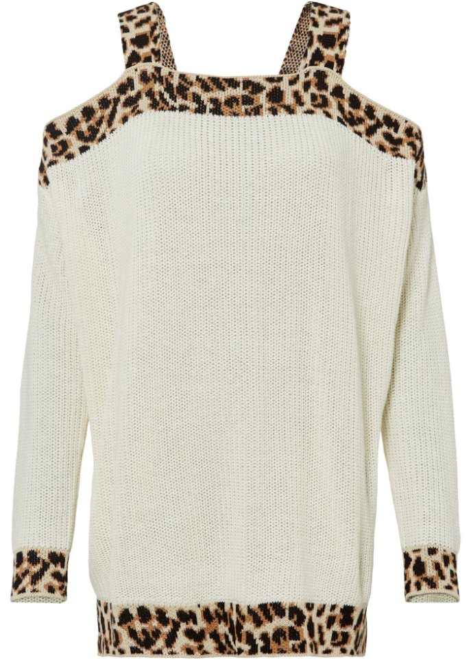 Oversize-Pullover mit Cut-Outs
