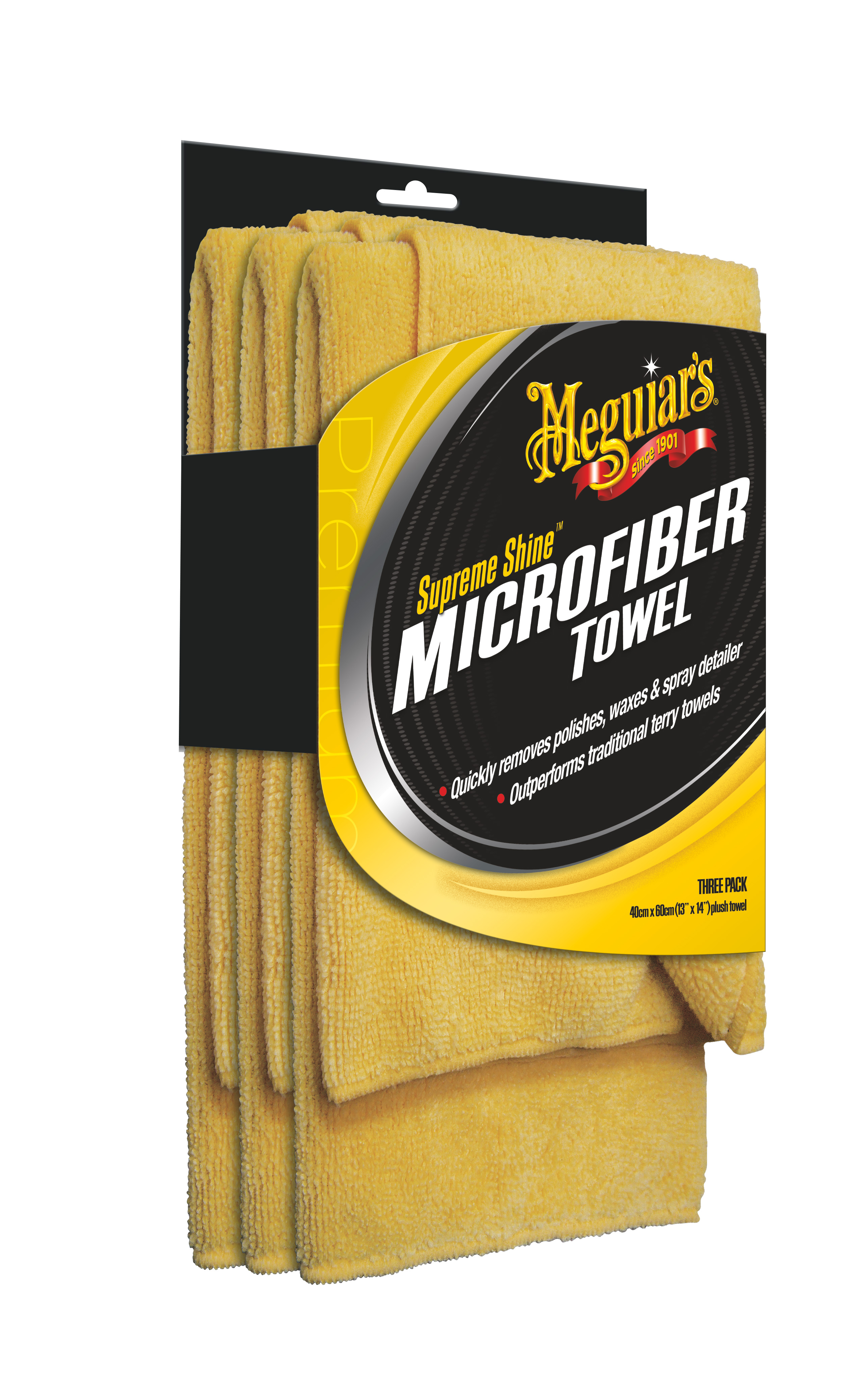 Meguiar's X2020EU Supreme Shine Mikrofasertuch 3er Pack - ATU