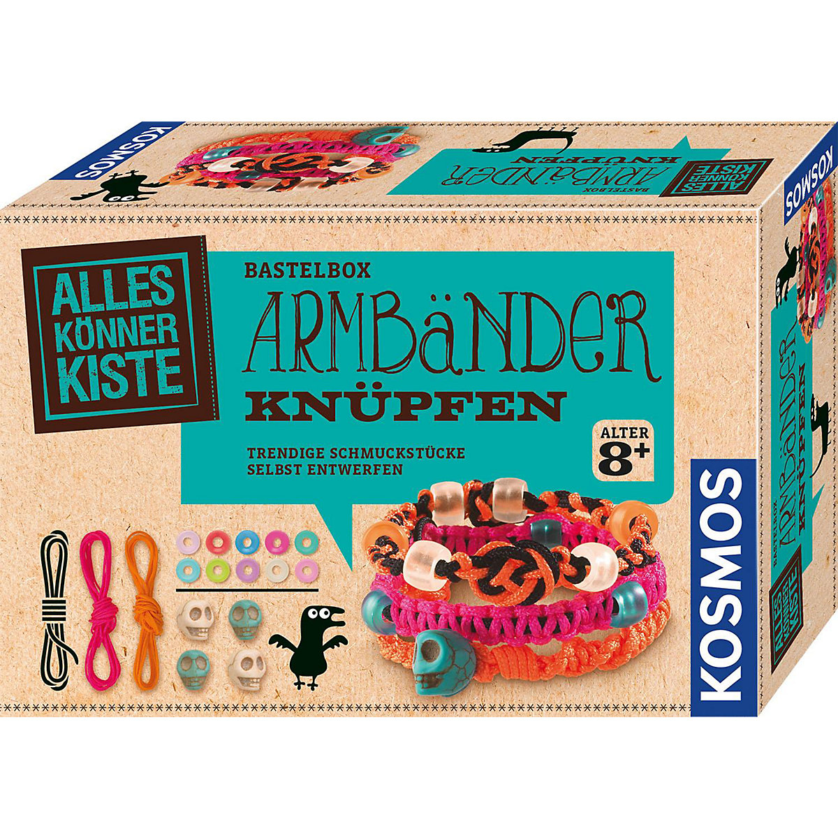 Bastelbox Armbänder knüpfen