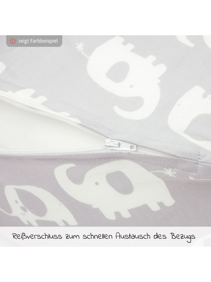 Theraline Stillkissen Das Komfort mit Mikroperlen-Füllung inkl. in grau,motiv günstig kaufen onesize