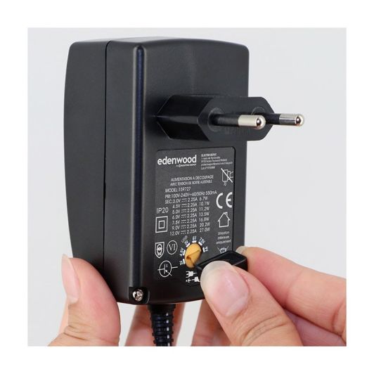 Adaptor de alimentare universal EDENWOOD 27W - 3V la 12V - 20 conectori USB-C