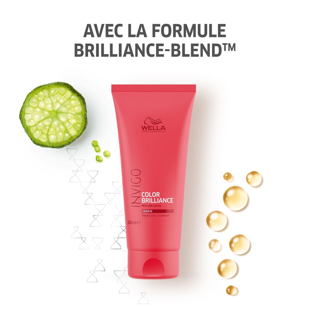 Wella Conditionneur PROTECOLOR COLOR BRILLIANCE, pour les cheveux épais, 200ml Conditionneur couleur éclatante