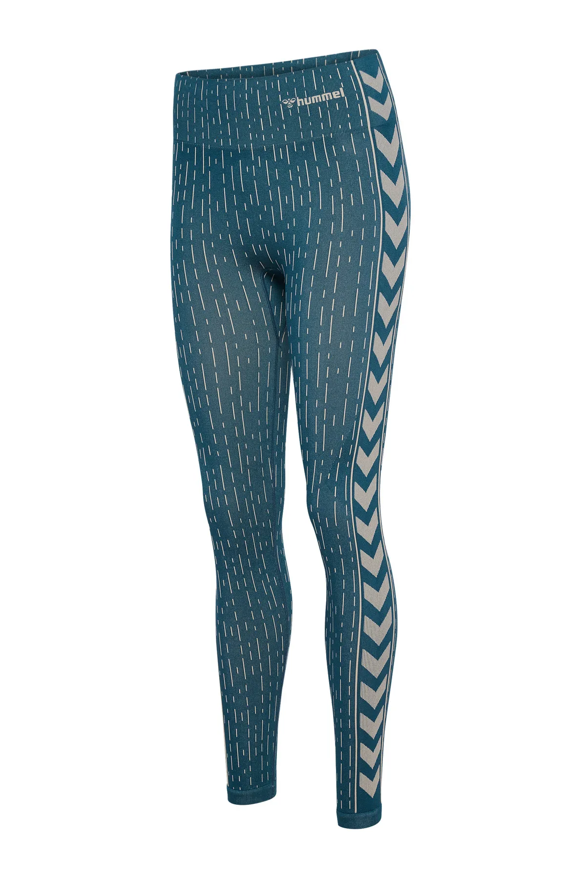 hummel  Sport-Leggings - Blau - Mittlerer Bund