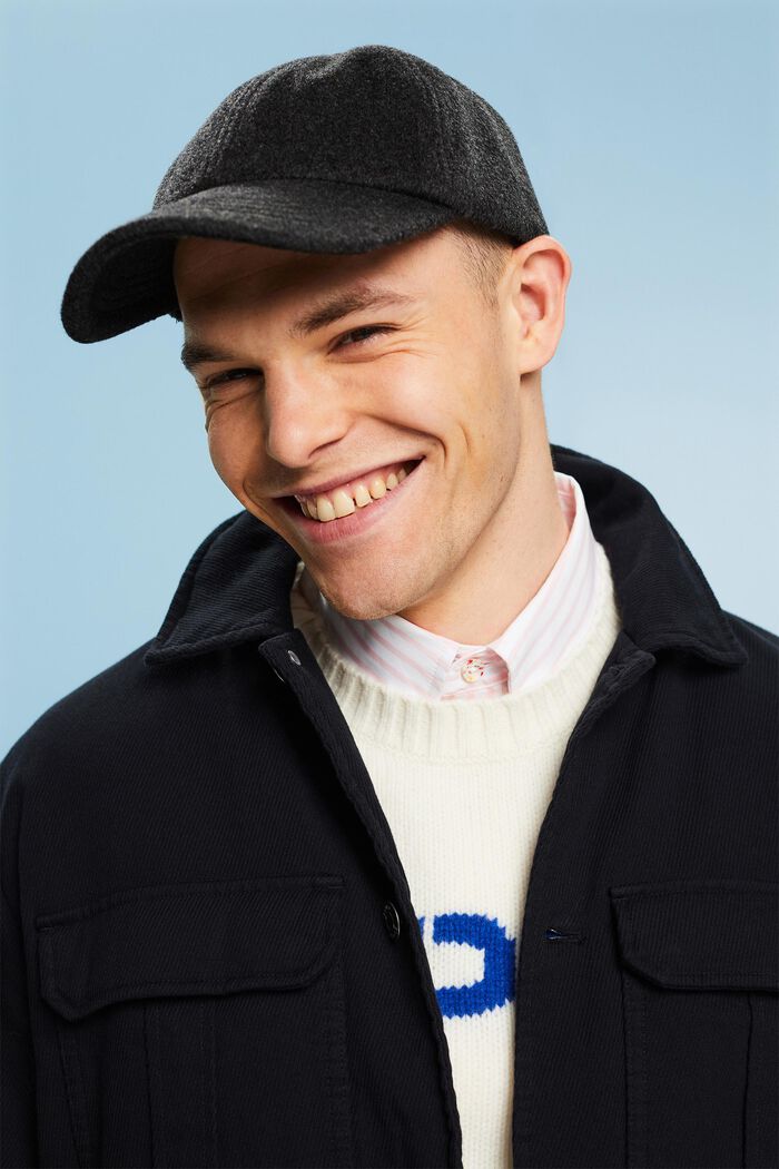 Basecap aus Wollmix mit Kaschmir