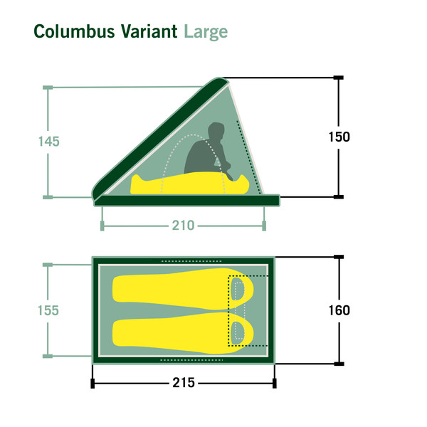 COLUMBUS VARIANT DACHZELT - Dachzelt