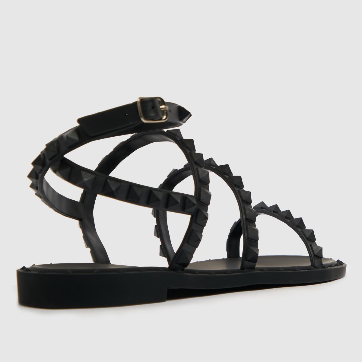 Potovalni sandali Steve Madden v črni barvi