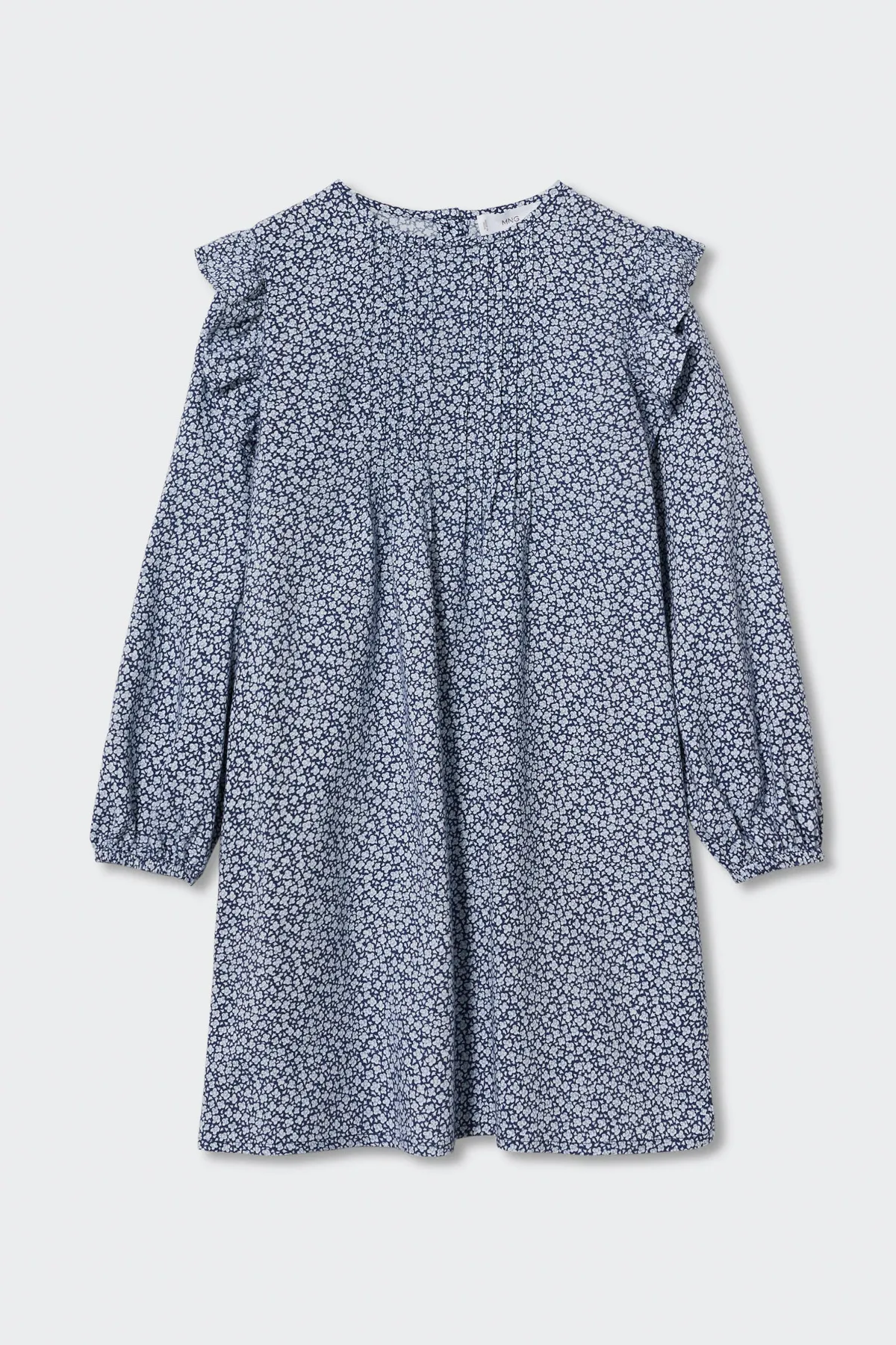 MANGO Kids  Blaues Damenkleid 37075953