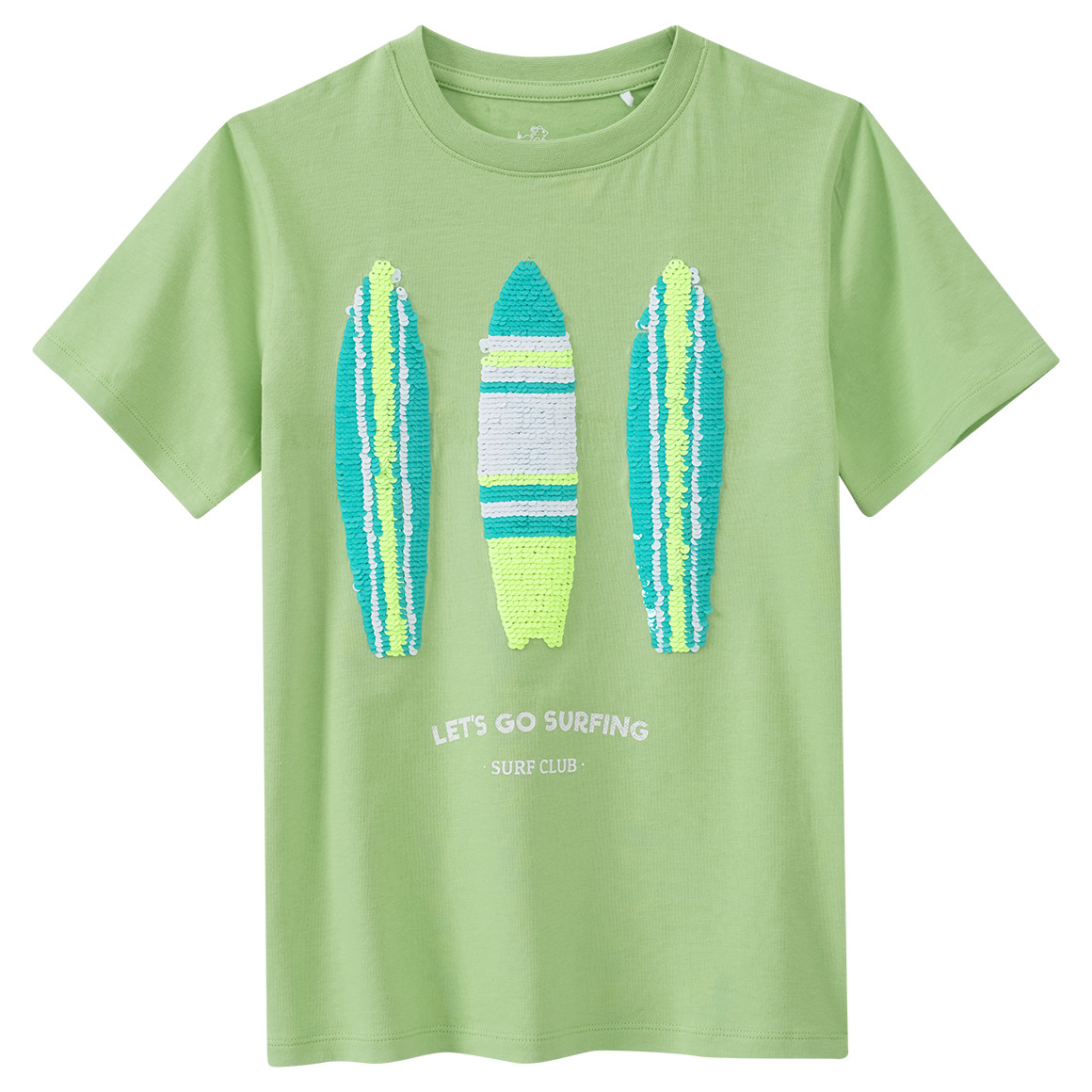 Jungen T-Shirt mit Wendepailletten