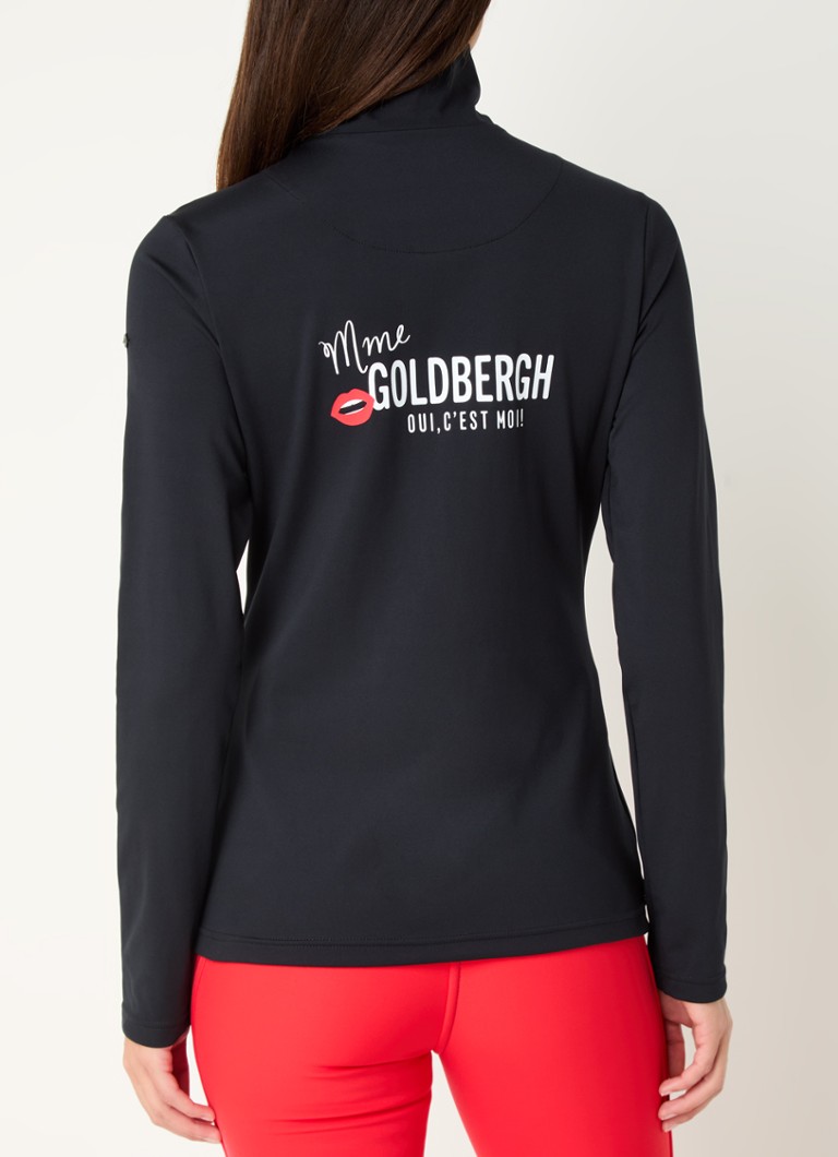 Pull de ski Goldbergh Copine avec logo imprimé et demi-zip