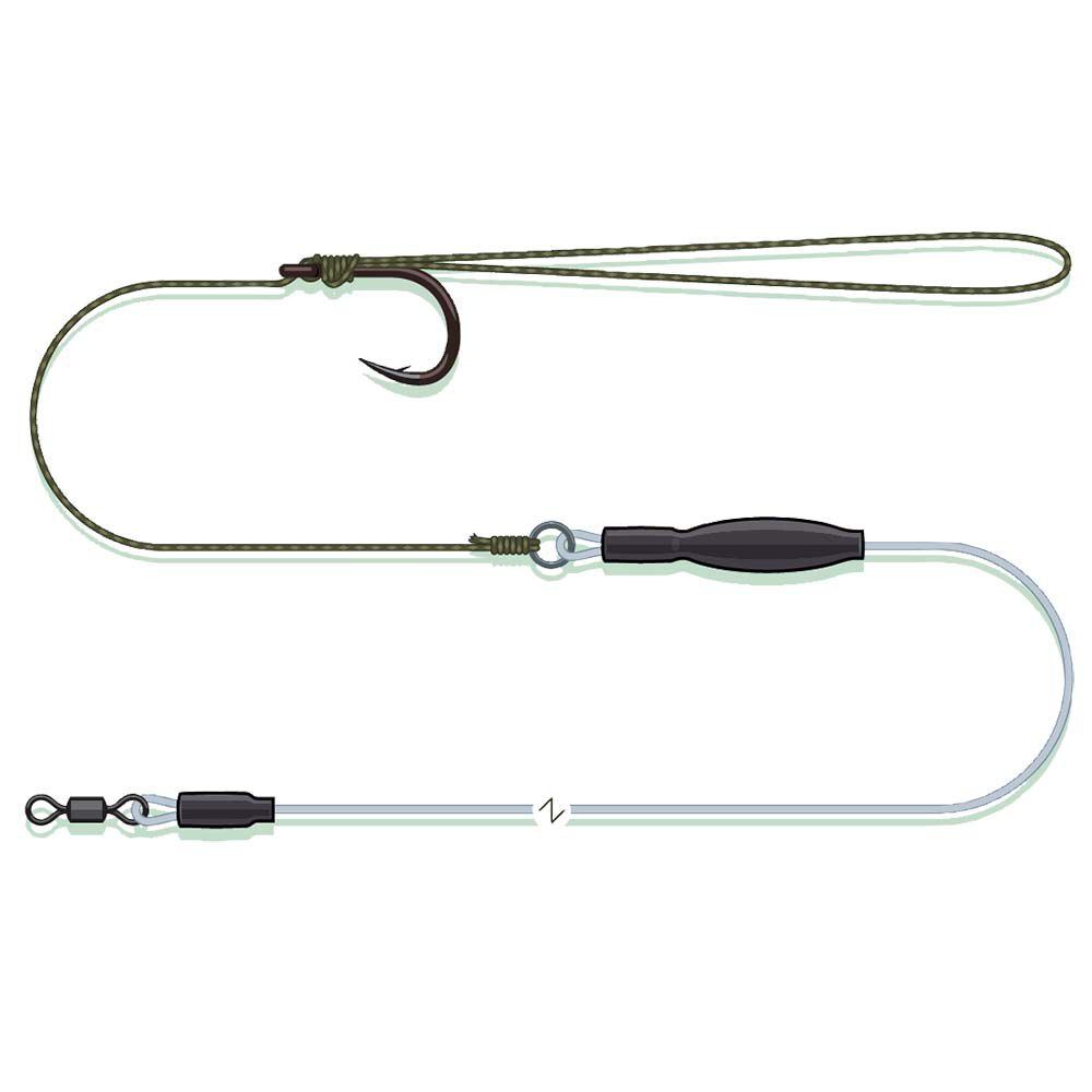 Madcat Pop Up Pellet Rig Rig 60cm 0.80mm 66kg n°2/0