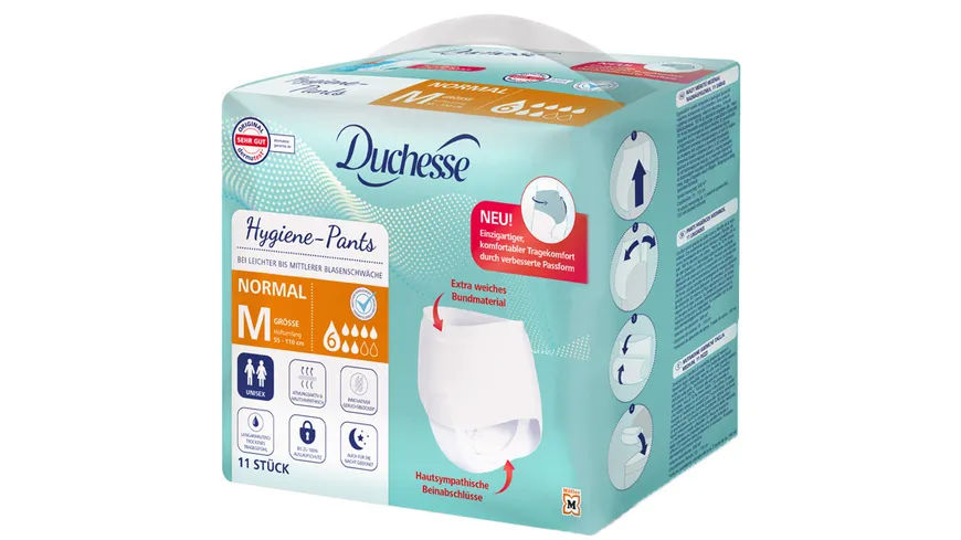 Duchesse Hygiene-Pants Normal Größe M, 11 Stück