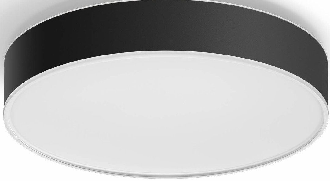 Philips Hue LED Deckenleuchte Enrave, Dimmfunktion, LED fest integriert, Warmweiß