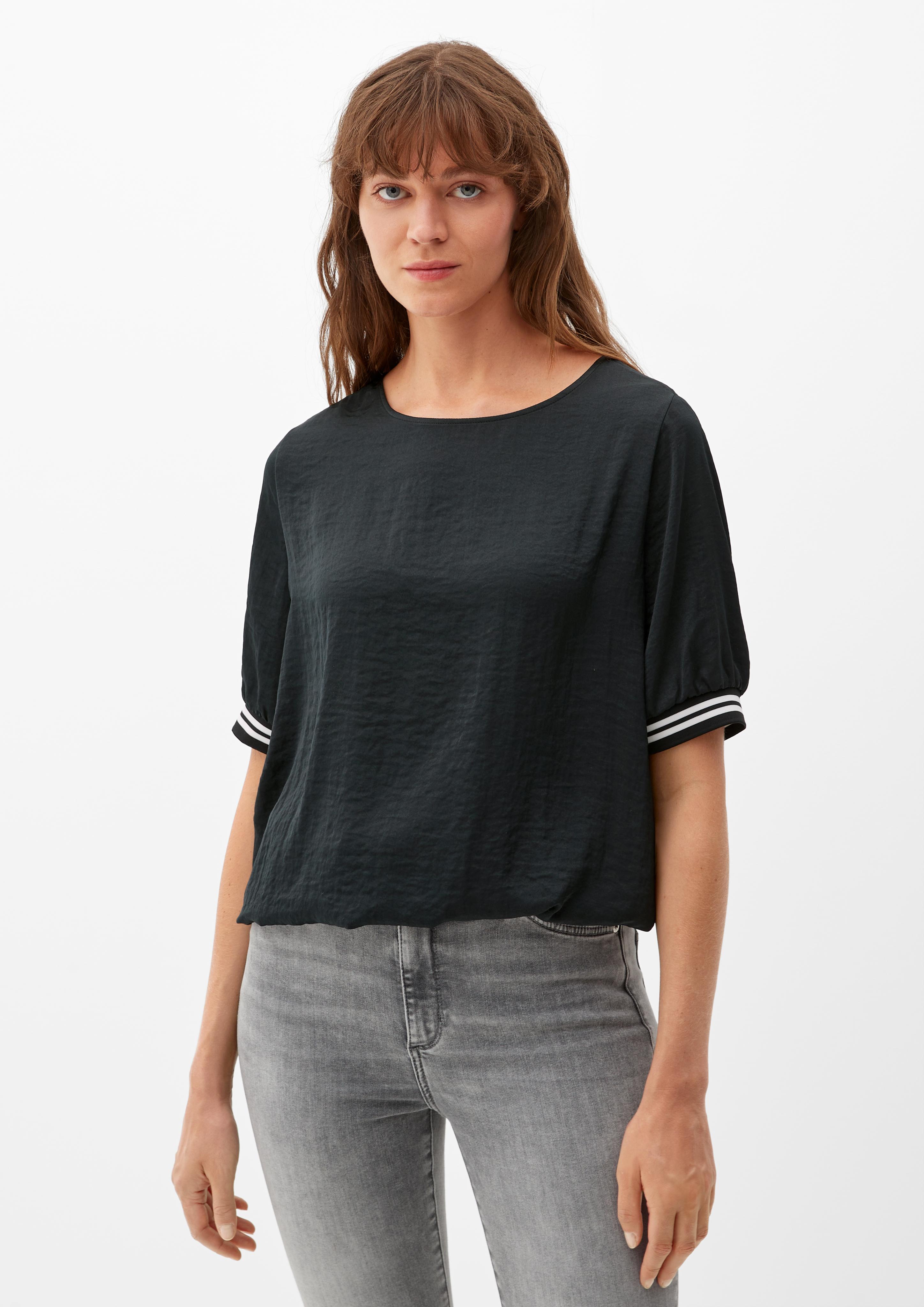 Blusenshirt mit Rippbündchen  2120632-5989