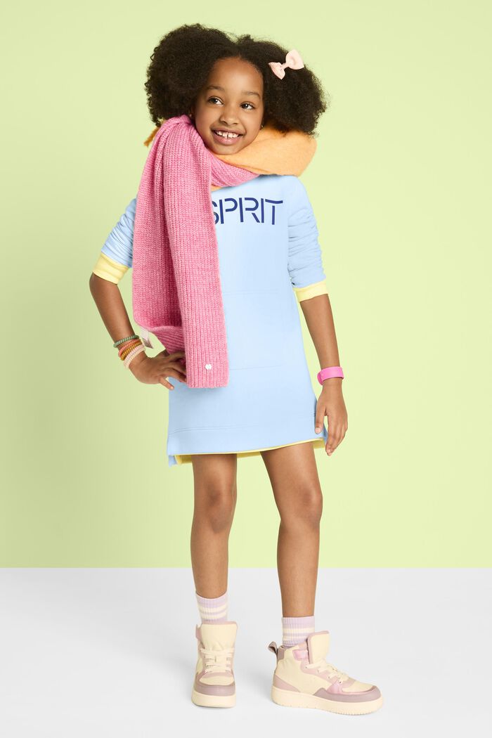 Sweatkleid mit Logo-Print