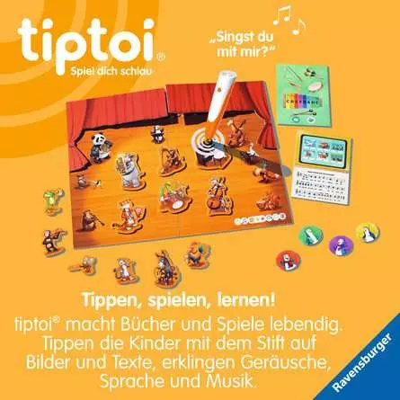 tiptoi® Mein tierischer Musik-Spaß - Lernspiel ab 3 Jahren