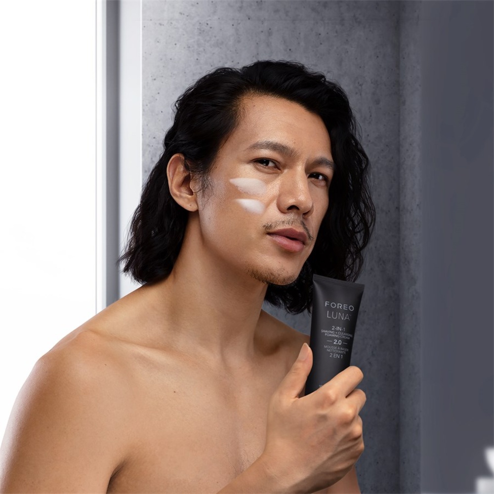 FOREO 2 in 1 Shaving + Cleansing Foam Cream 2.0 Articles pour fumeur