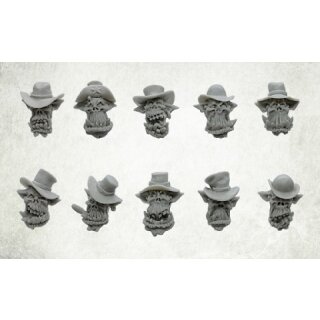 Orc Heads in Hats