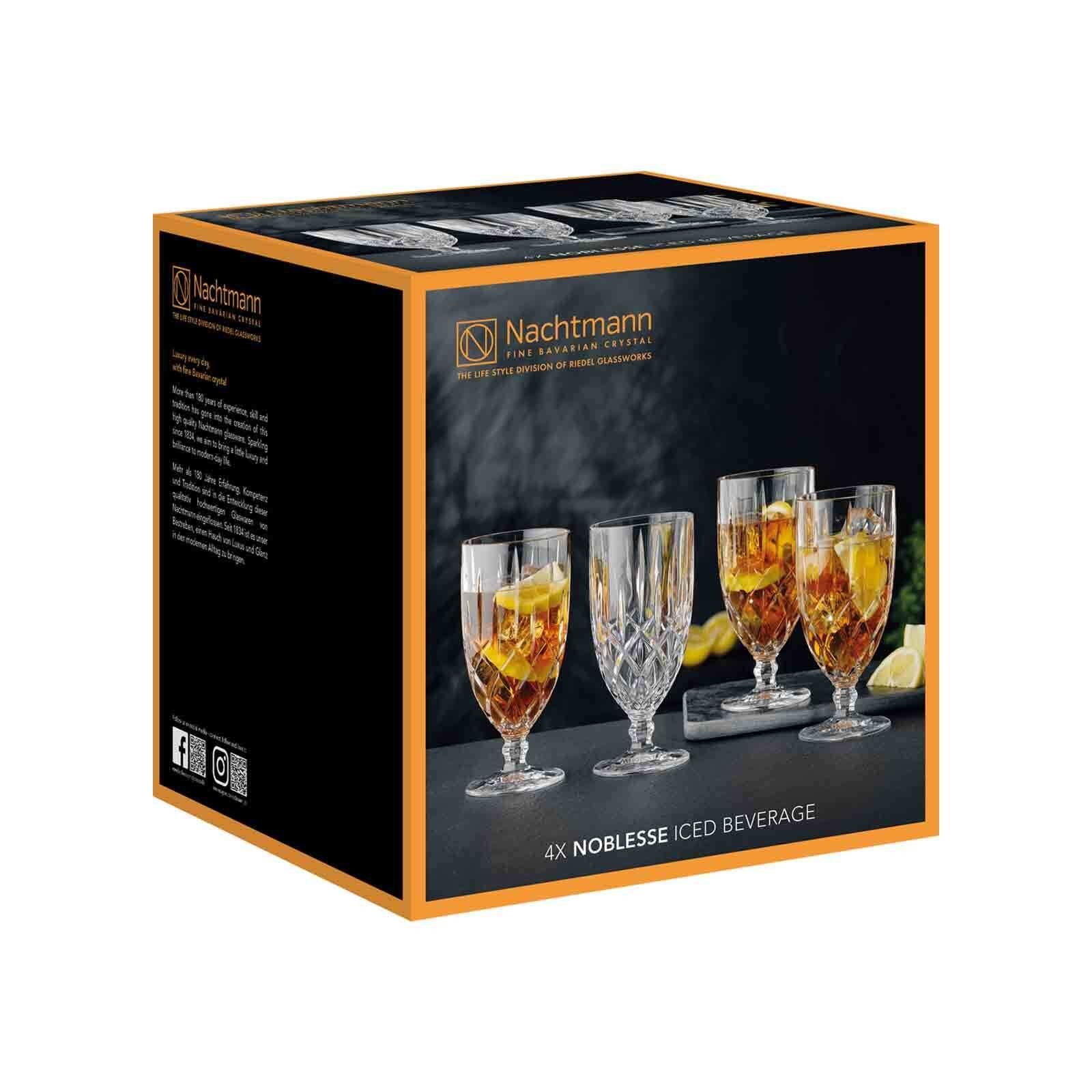 Nachtmann Bierglas Noblesse Biergläser 425 ml 4er Set, Glas