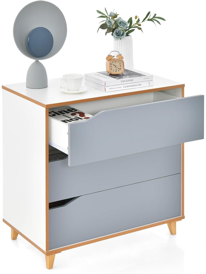 COSTWAY Kommode mit Schubladen in Grau günstig kaufen onesize