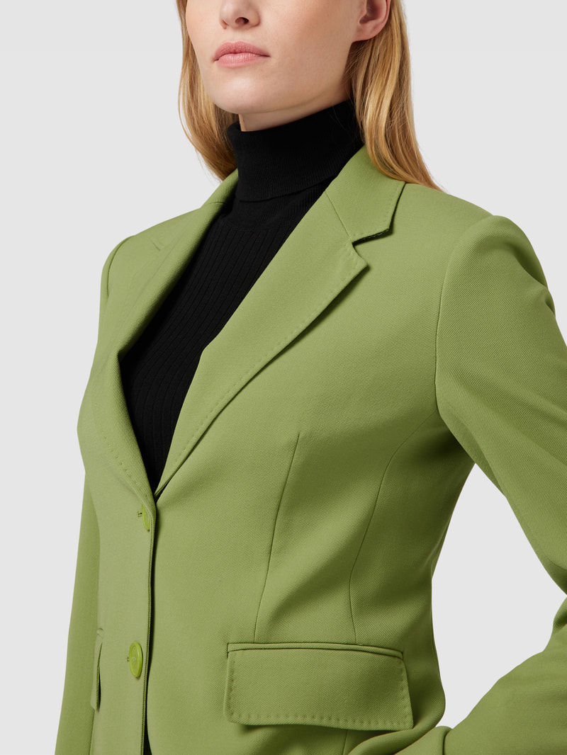 Blazer mit Reverskragen Modell 'ROSETTA' in hellgrün