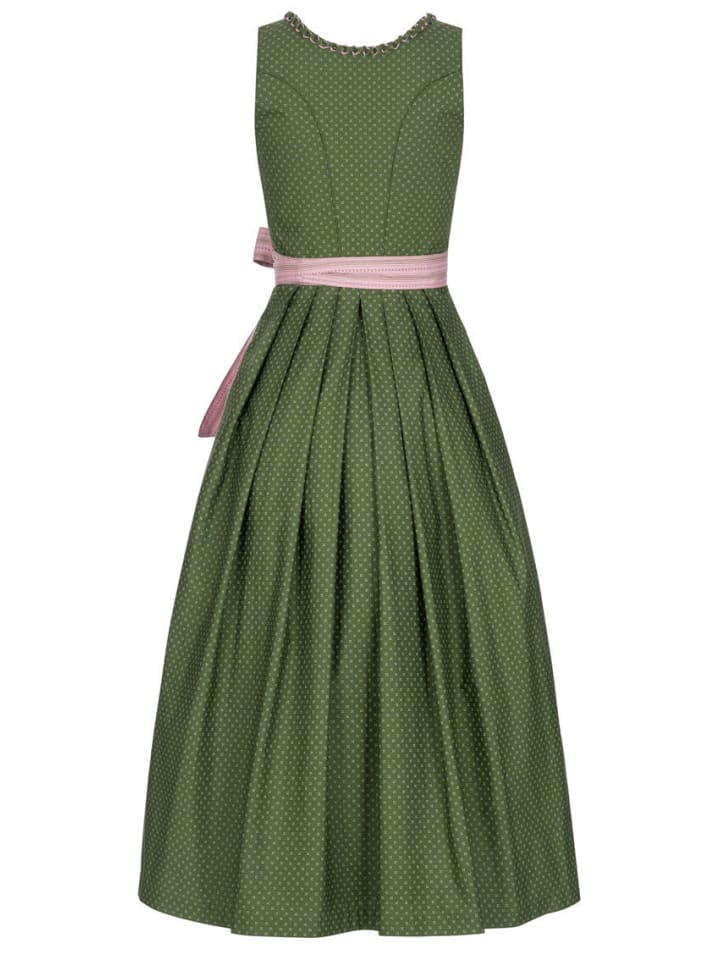 Nübler Dirndl lang Thea in Oliv günstig kaufen