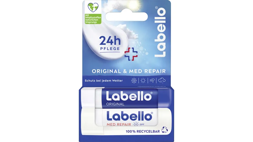 Labello Lippenpflege Original + Med Repair 9.6 g