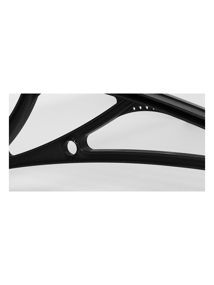 Lifa Living Türmarkise in Schwarz/ Transparent - (B)100 x (H)23 x (T)100 cm günstig kaufen onesize