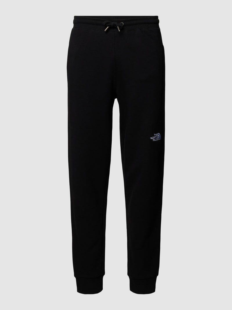 Sweatpants mit Label-Detail in schwarz