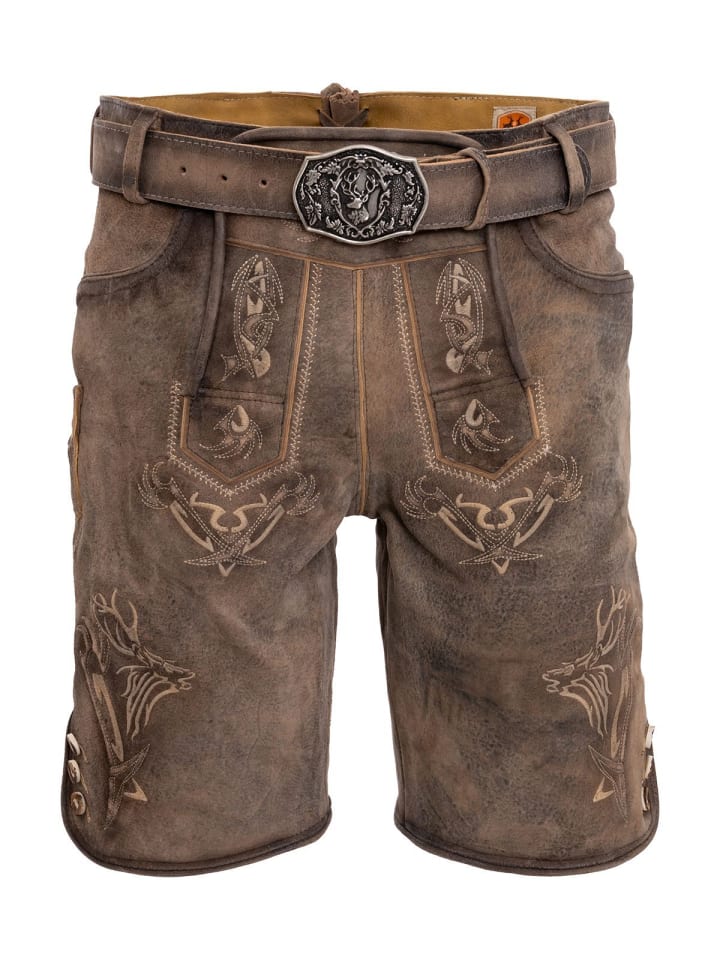 MADDOX Lederhose FELIXSEE in dunkelbraun günstig kaufen