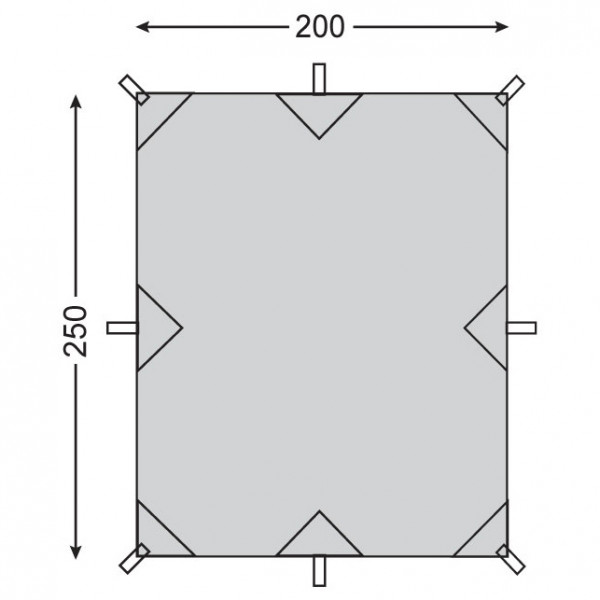 Nordisk - Voss 5 Ultra-LightWeight - Tarp